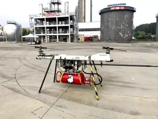 “瞄準”高層建筑救火難題 河南造滅火無人機來了